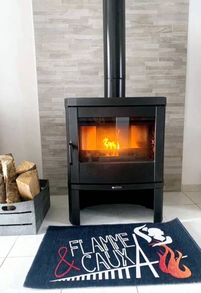 Pose d'un Poêle à Bois Nordica Modèle Jennifer 2.0 7,7 kW à Criquetot L'Esneval